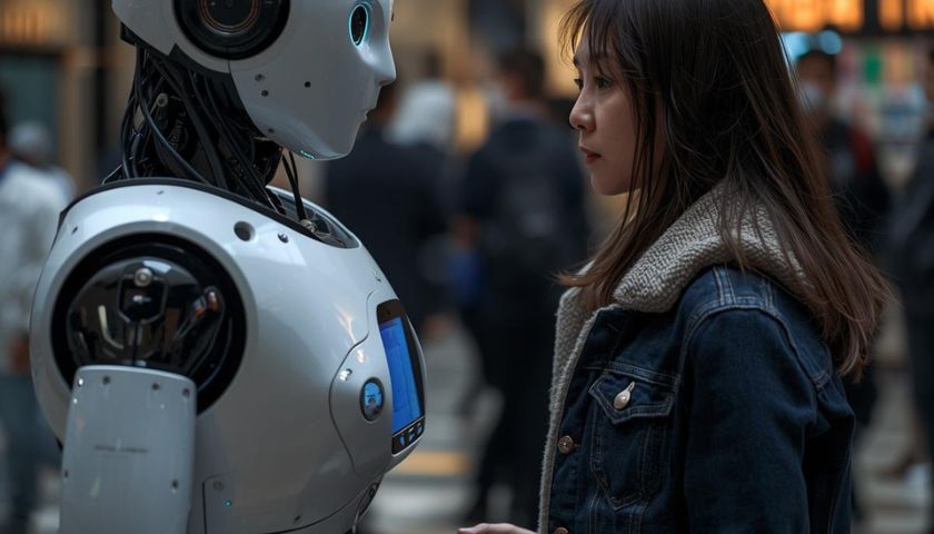 Robot nękał kobietę. Musiała interweniować policja