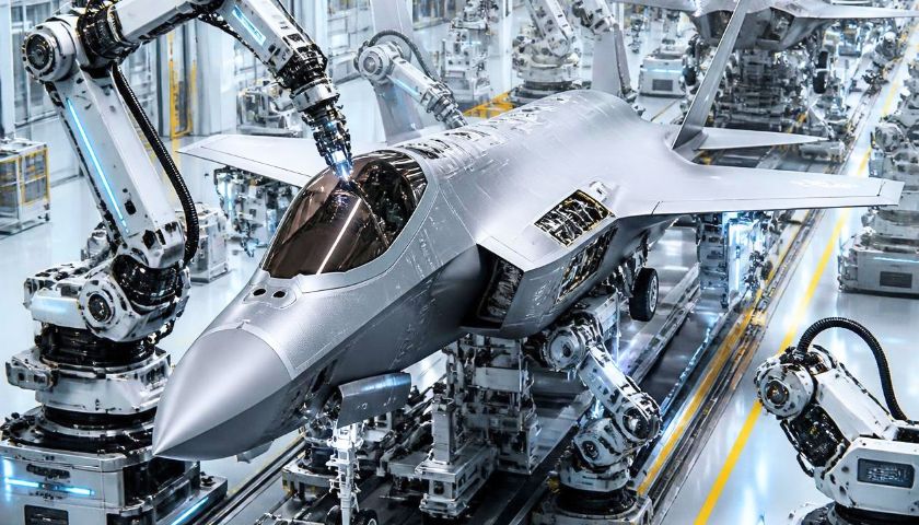 F-35 zbudują teraz roboty. Tną czas pracy z godzin do minut
