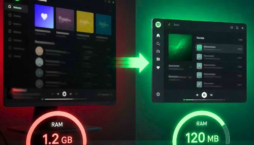 Ten nieoficjalny klient Spotify zużywa nawet 10 razy mniej RAM na PC